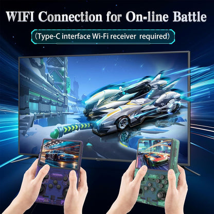 Retro-Handheld-Spielkonsole, 3,5-Zoll-IPS-Bildschirm, 128 GB Speicher, über 20.000 Spiele